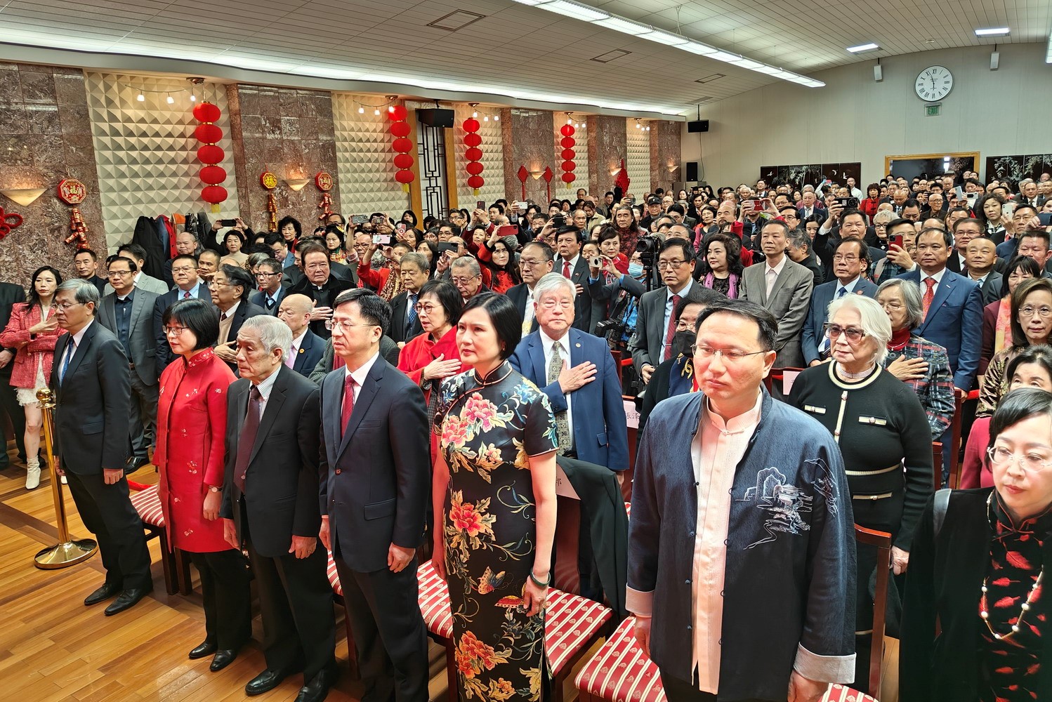 領(lǐng)區(qū)各州代表參加招待會(huì)。主辦方供圖